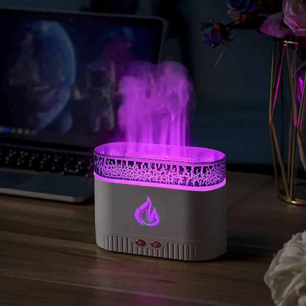 Aromaterapidiffuser til kvinder med lavalampedesign 1