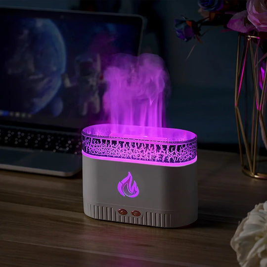 Aromaterapidiffuser til kvinder med lavalampedesign 1