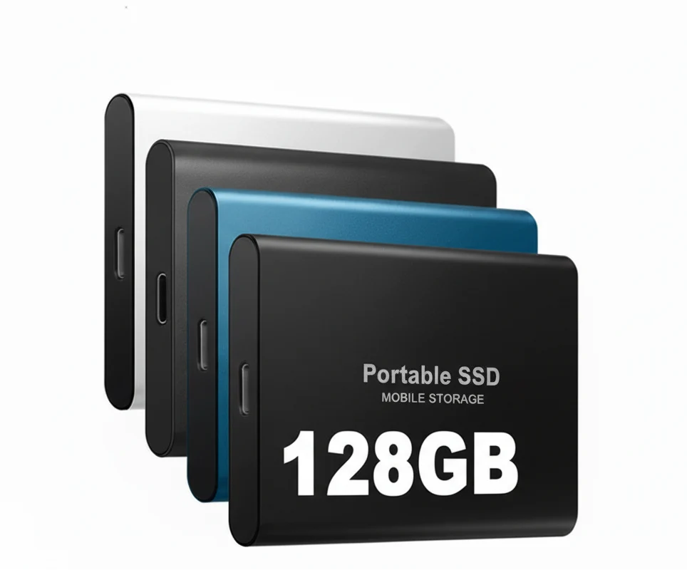 Bærbar Ekstern SSD-harddisk Kompakt Design 0