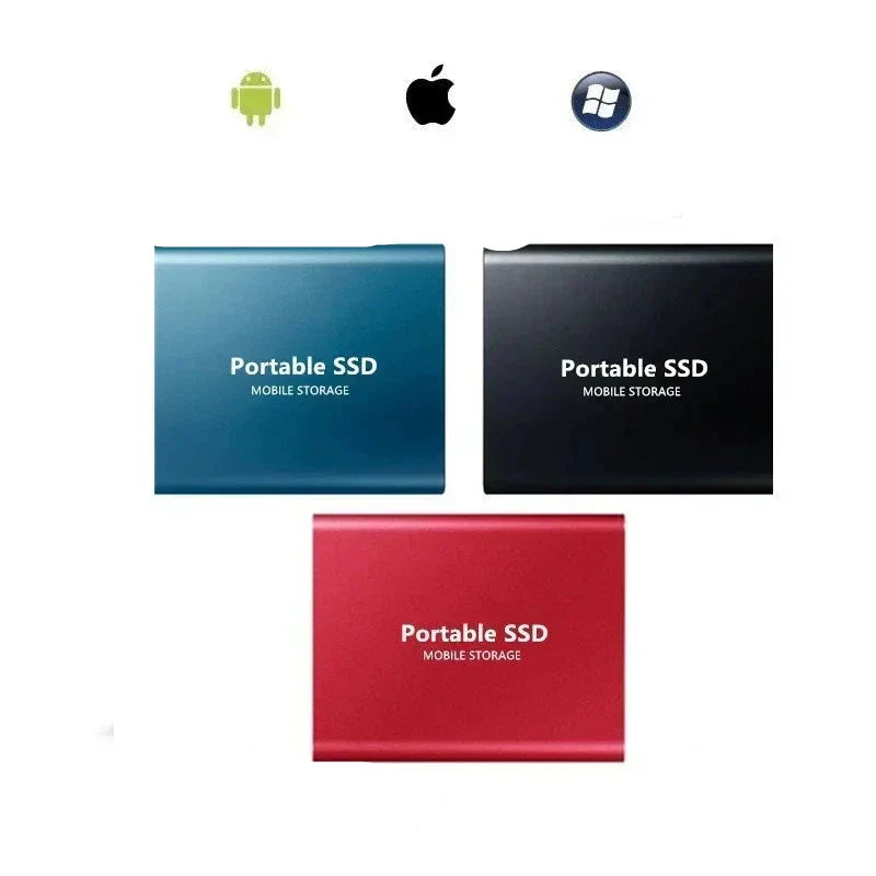 Bærbar Ekstern SSD-harddisk Kompakt Design 2
