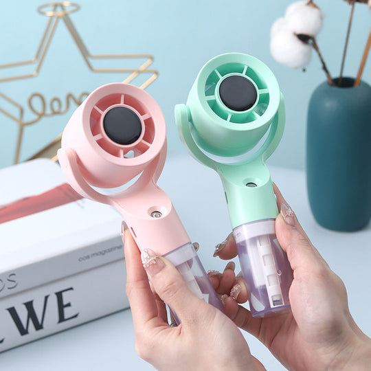 Bærbar Miniventilator med Sprayfunktion Praktisk Design 2