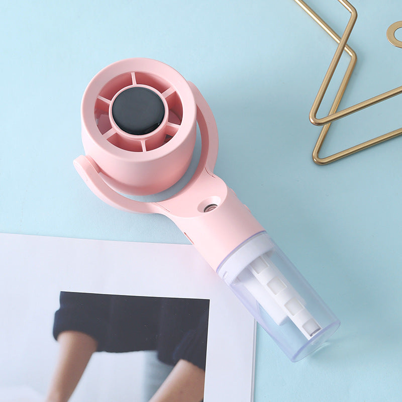 Bærbar Miniventilator med Sprayfunktion Praktisk Design 6
