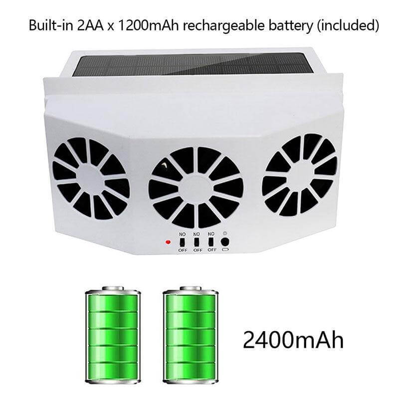 Bilventilator Solcelledrevet 5