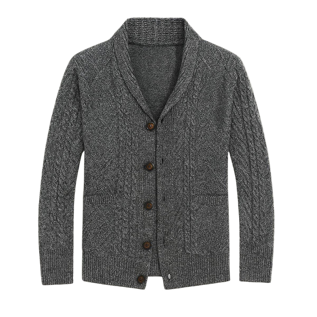 Cardigan Til Mænd Af Ren Cashmere Med Afslappet Pasform 0