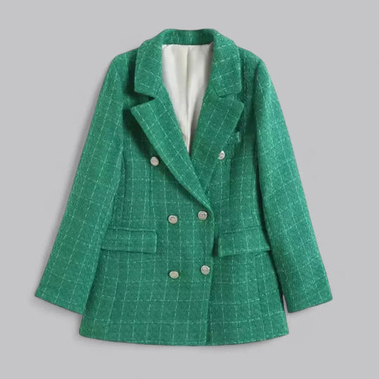 Dame Blazer Klassisk Stil 6