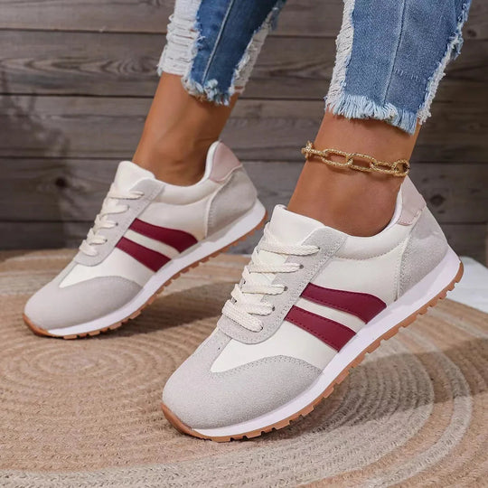 Dame Sneakers Lav Top Sporty Stil 1