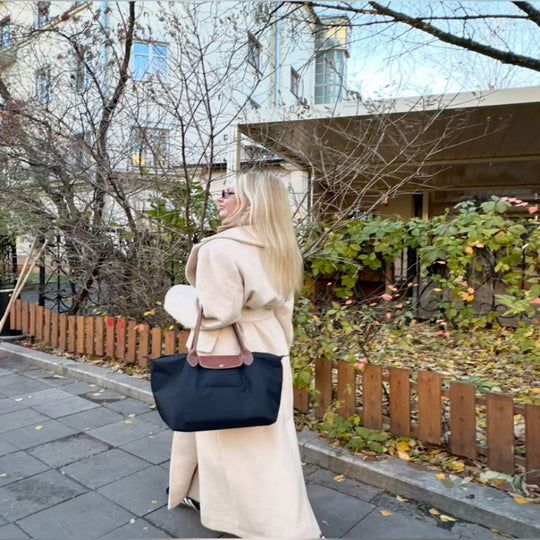 Dame Taske Rummelig Shopper Med Organiseret Opdeling 7