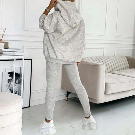 Dame Tre-delt Lounge Sæt Casual 3