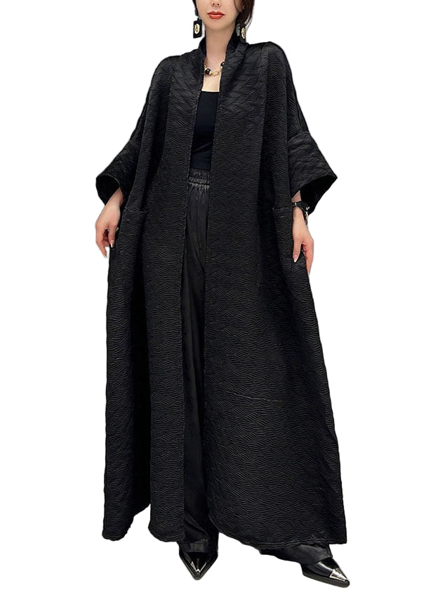 Dame Trench Coat med Overdimensionerede Lommer 0