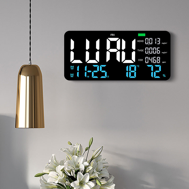 Digitalt Multifunktionelt Vejrvækkeur med LED-display til Hjemmet 3