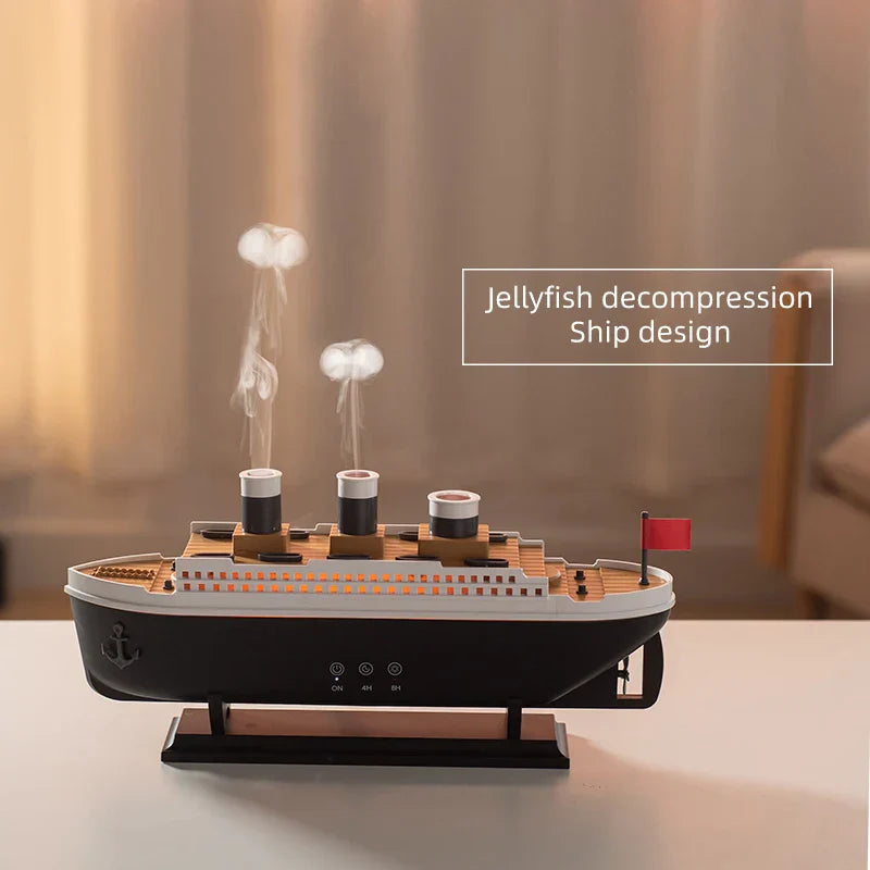 Elektrisk Aromaterapi Luftfugter med Havdesign 3