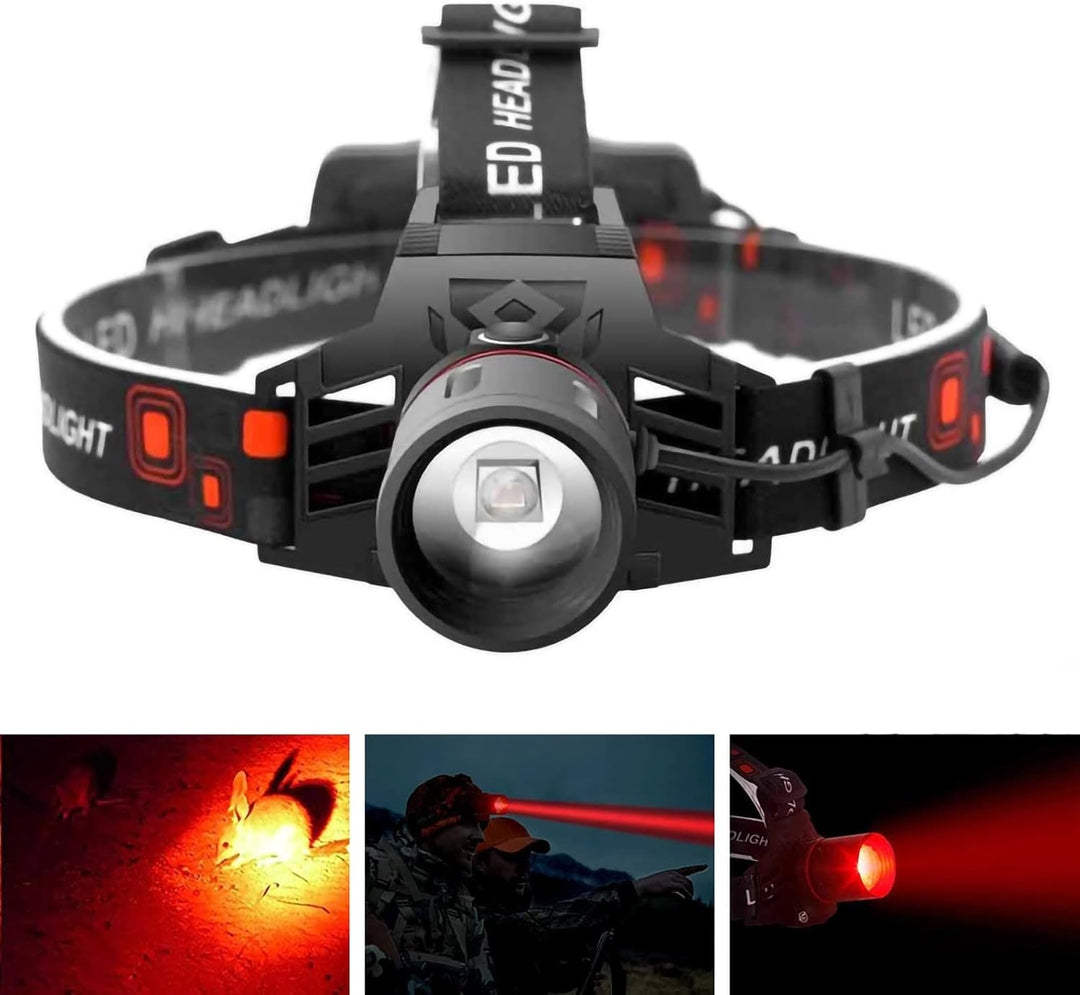 Genopladelig LED-forlygte med Justerbar Lysstyrke 2