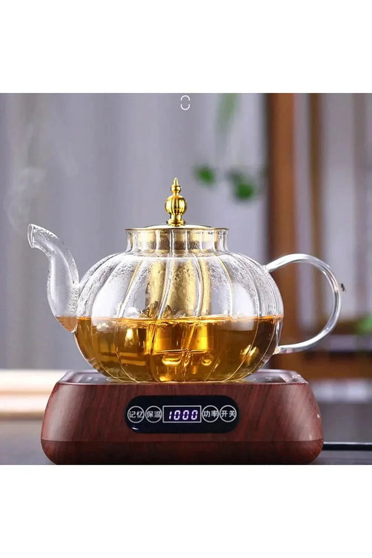 Glas Tekande med Infuser til Løs Te 6