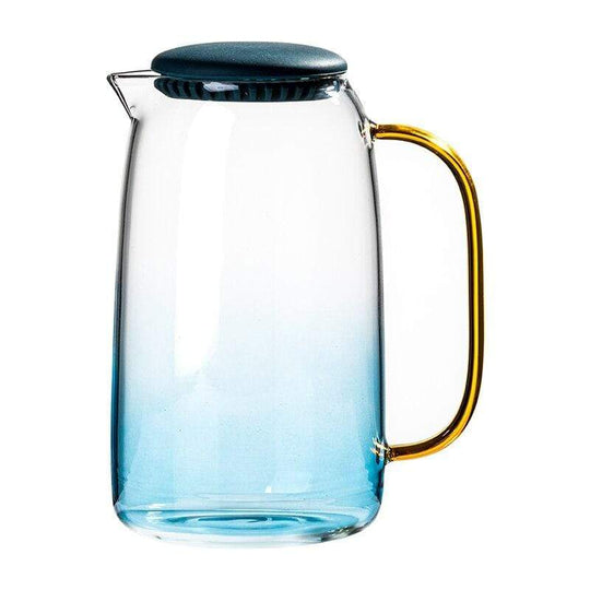 Glaskaraffel Sæt med Matchende Glas 6