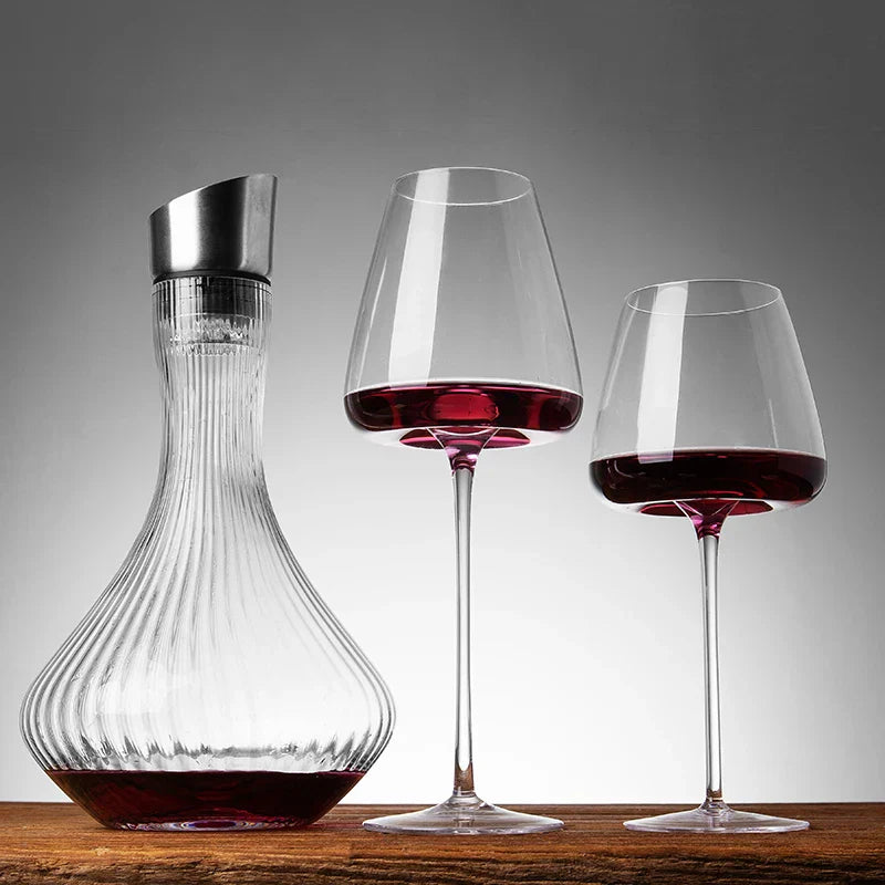 Håndlavede Krystal Vin- og Champagneglas 2