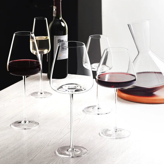 Håndlavede Krystal Vin- og Champagneglas 4