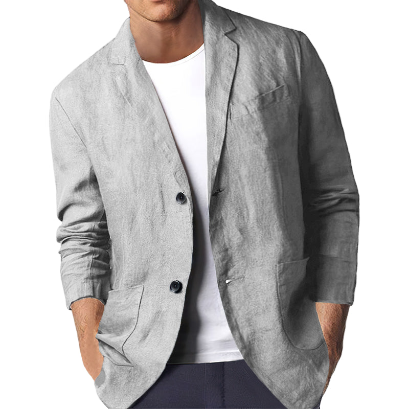 Herre Blazer Afslappet Stil 0