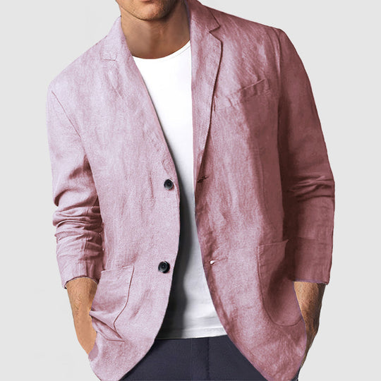 Herre Blazer Afslappet Stil 4
