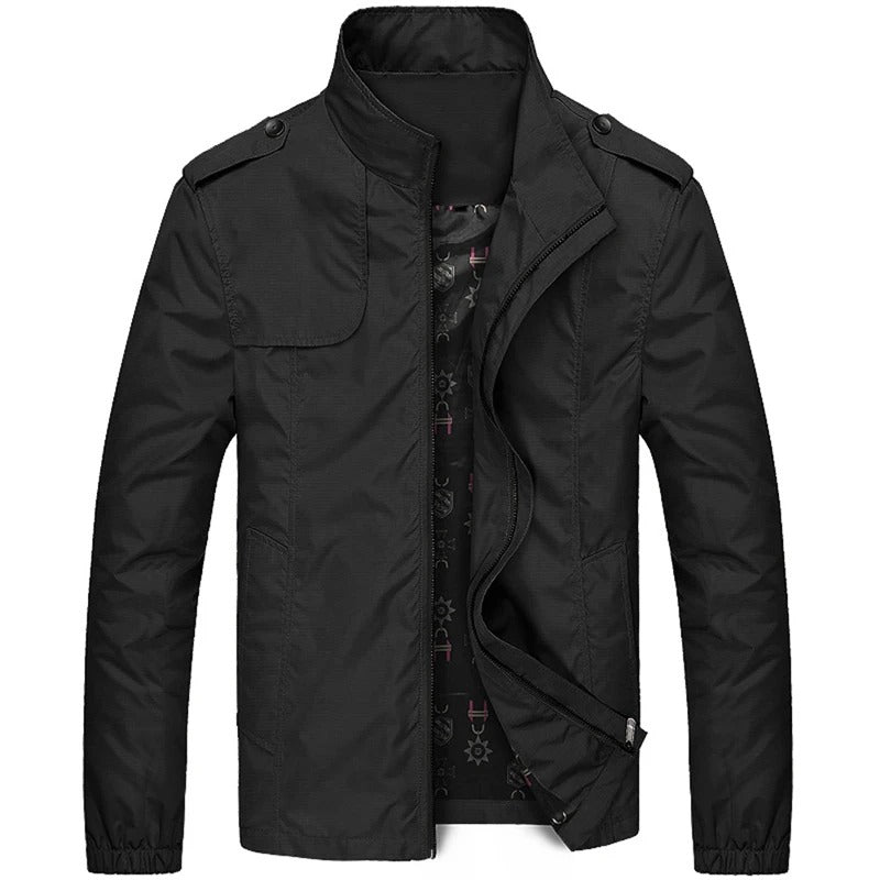 Herre Cargojakke Let og Funktionel Casual Design med Cargofickor 0