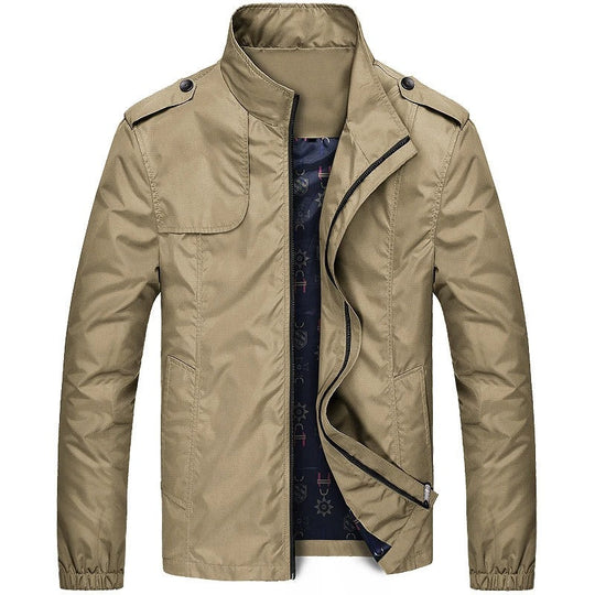 Herre Cargojakke Let og Funktionel Casual Design med Cargofickor 4