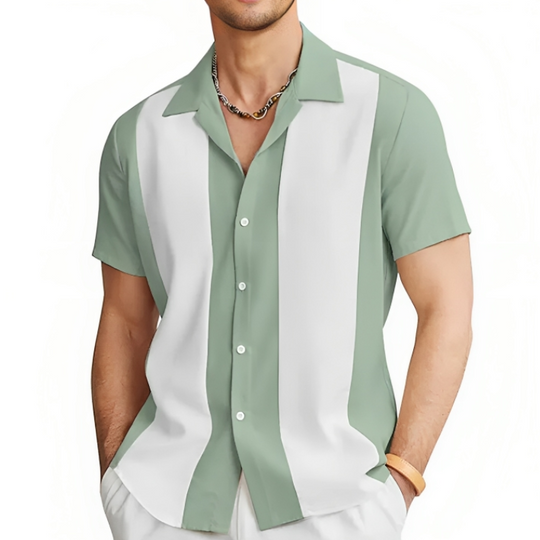 Herre Casual Skjorte Sommer Stil Polyester 2