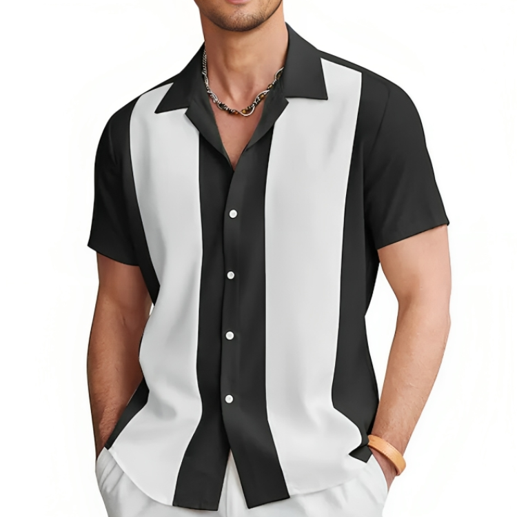 Herre Casual Skjorte Sommer Stil Polyester 4