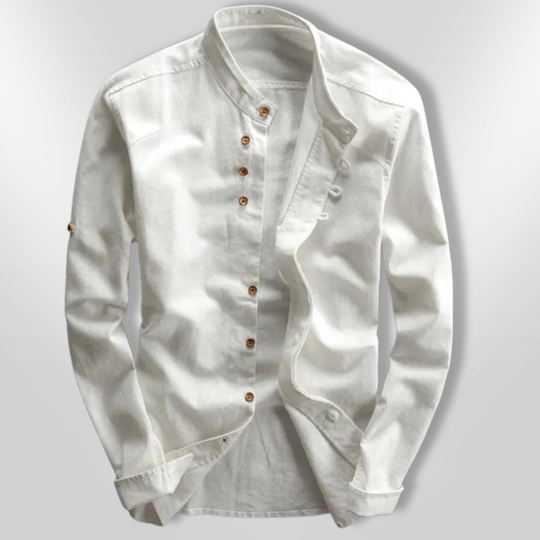 Herre Chemise Katana Stil Asymmetrisk Design 4