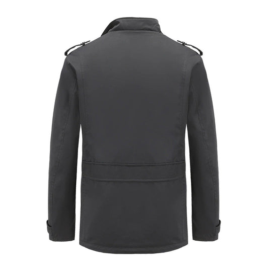 Herre Fleece-foret Casual Frakke 2