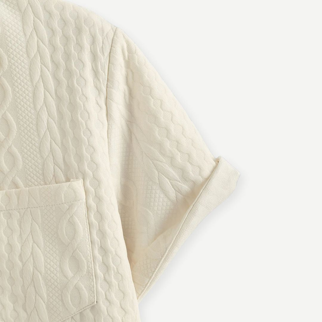 Herre Knitted Shirt Komfortabel Design 3