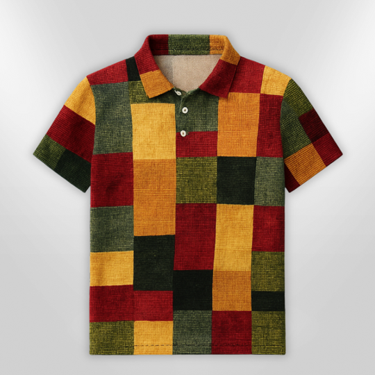 Herre Polo Shirt Klassisk Design Bomuldsblanding 2