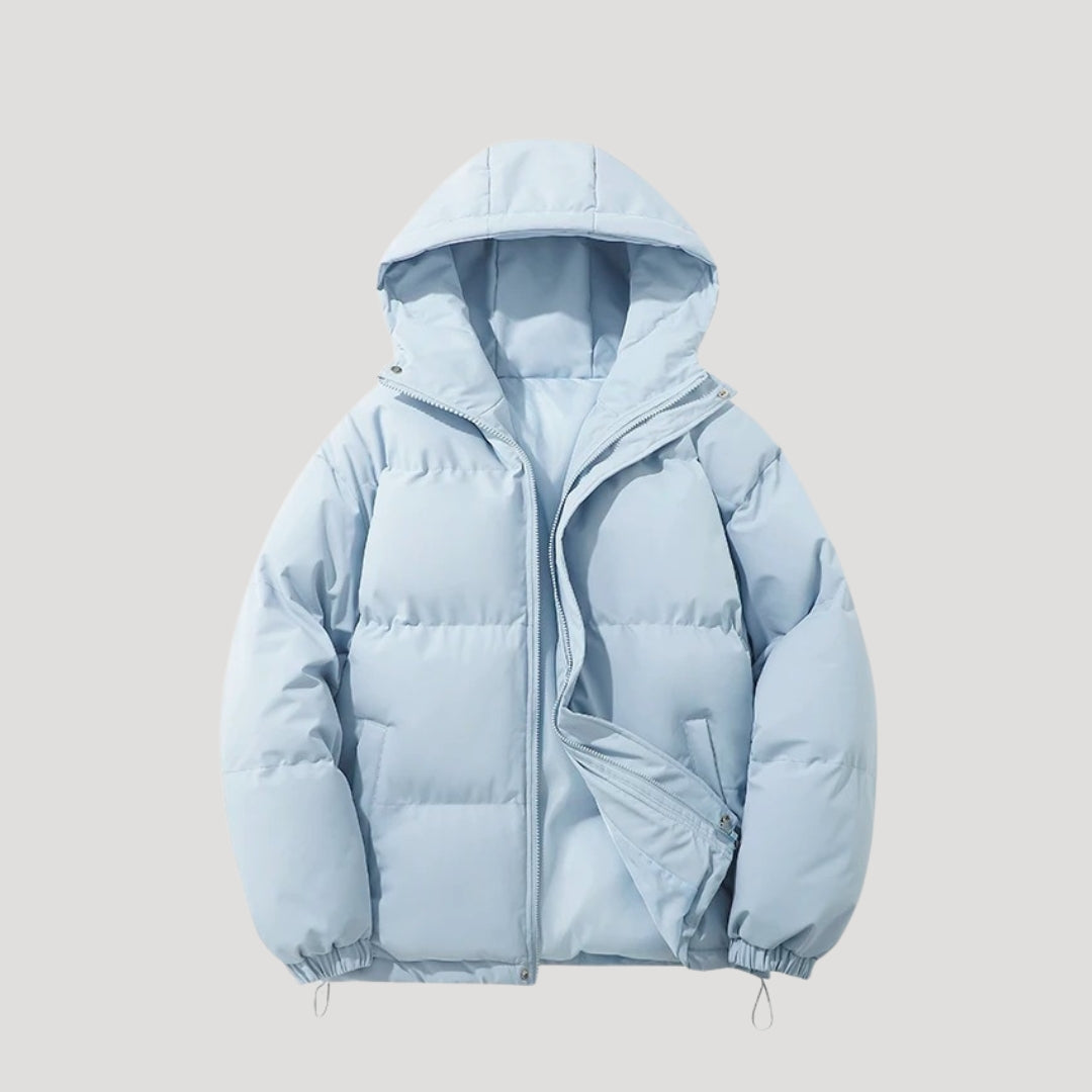Herre Puffer Jakke Med Hætte Til Vinter - Moderne Stil, Letvægtsdesign, Isoleret Hætte 5