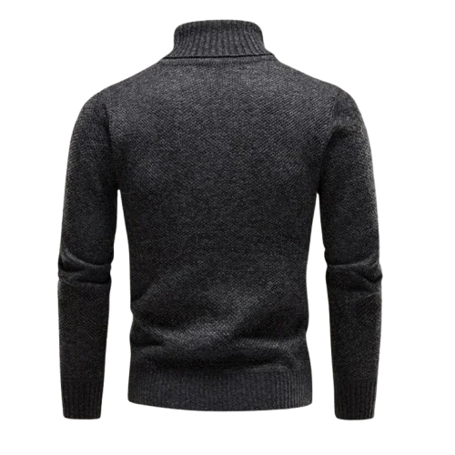 Herre Rullekrave Sweater Klassisk Stil 4