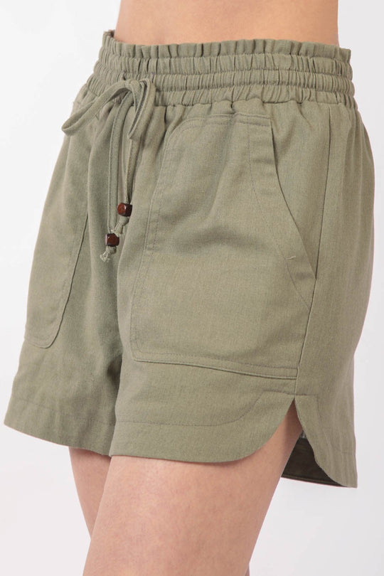 Herre Shorts Linned Elastisk Talje Åndbar Design 2