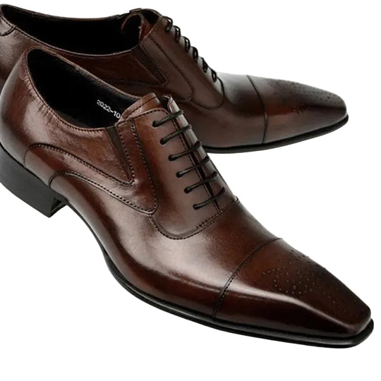 Herre Sko Oxford Snørebånd Britisk Casual Stil 0