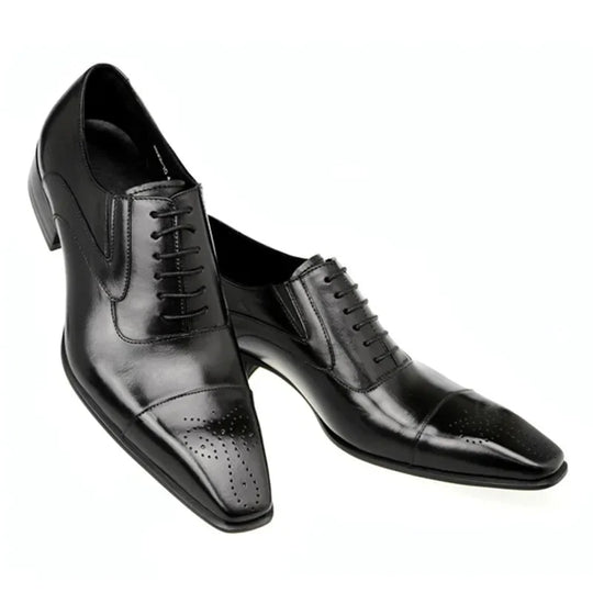 Herre Sko Oxford Snørebånd Britisk Casual Stil 6