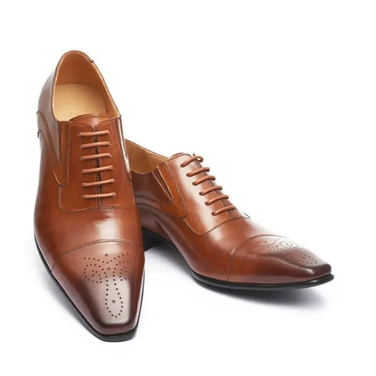 Herre Sko Oxford Snørebånd Britisk Casual Stil 7