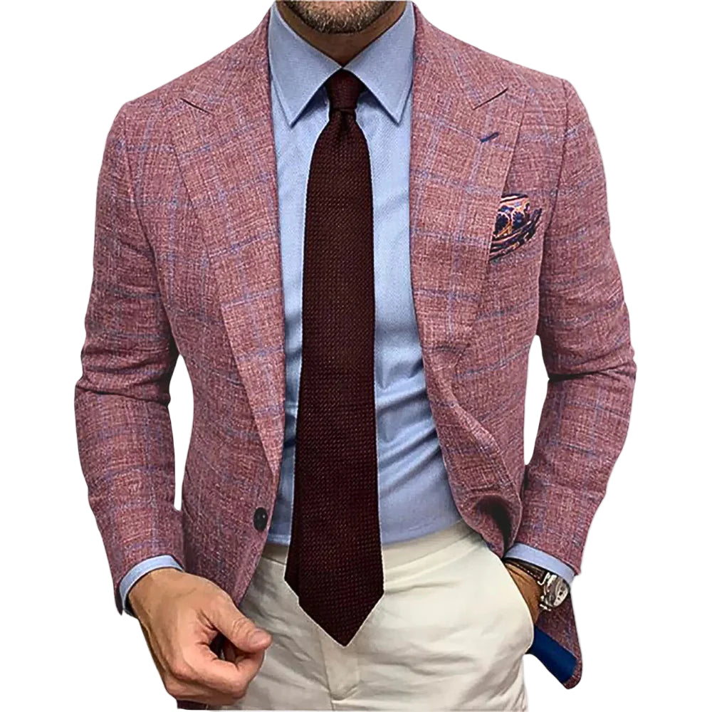 Herre Slim Fit Blazer Casual Stil 0
