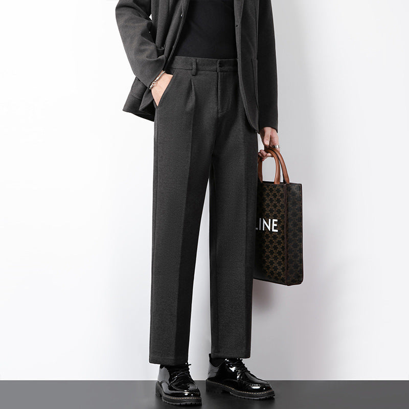 Herre Tailored Bukser Uldblanding Slim Fit 3