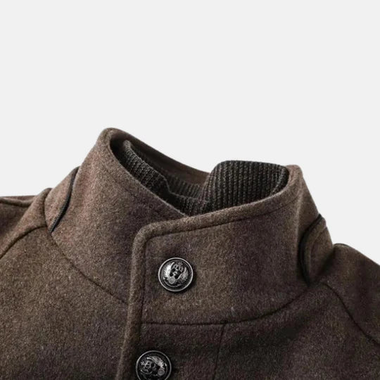 Herre Tjock Ullrock med Justerbare Detaljer 4