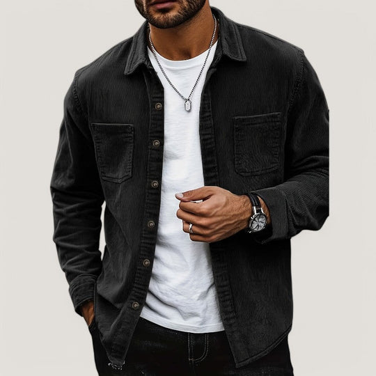 Herre Vest Cordon Velour Casual Regular Fit til Mænd 8