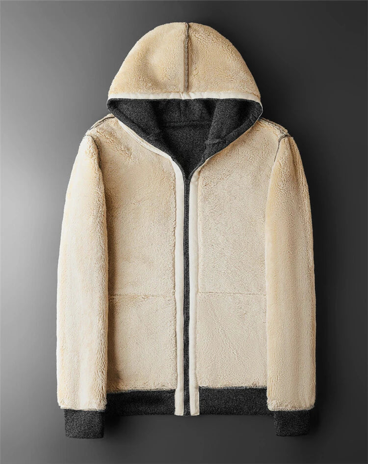 Hoodies Mænd Uld Zipper Hoodie Med Lomme Casual Sporty Design 5