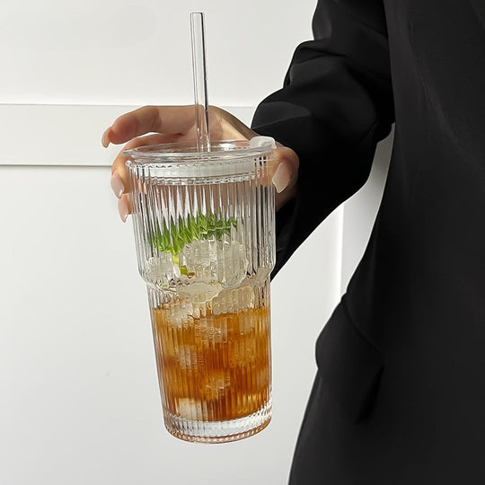 Isoleret Kaffekrus Med Låg Og Halm Til Varme Og Kolde Drikke 5