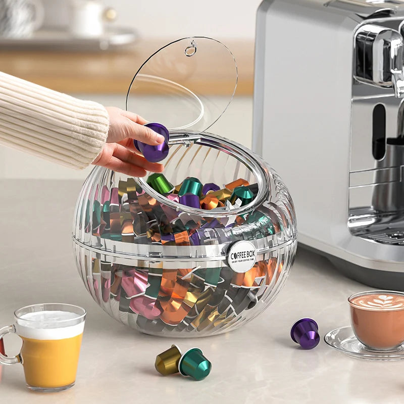Kaffekapseldispenser Sfærisk Transparent Design 2