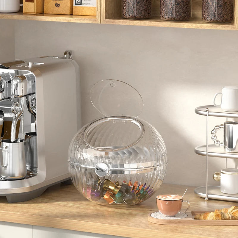 Kaffekapseldispenser Sfærisk Transparent Design 5