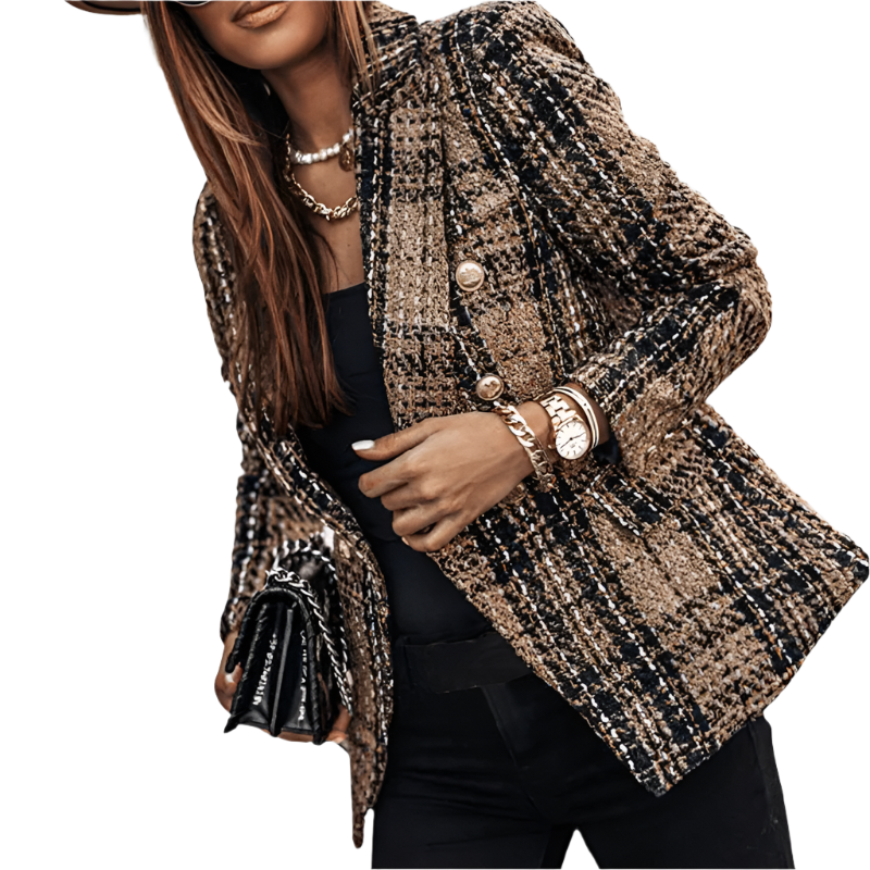 Kvinders Blazer Ternet Stilfuld 0