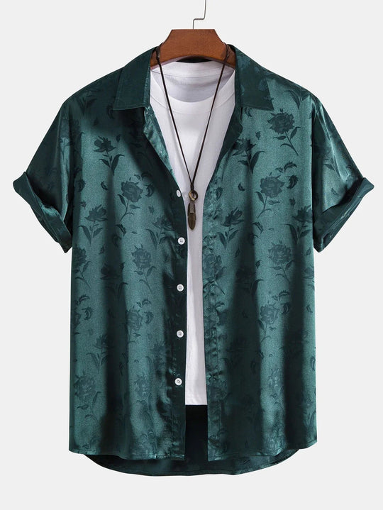 Kvinders Bluse med Broderet Blomsterdesign 1
