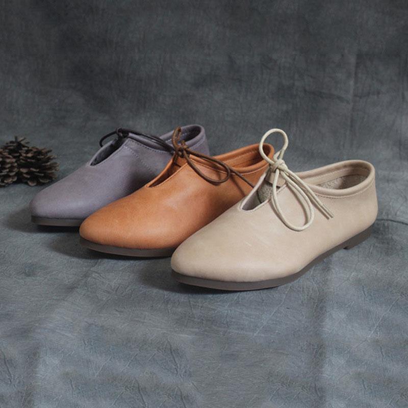 Kvinders Boho Loafers med Snøre 3