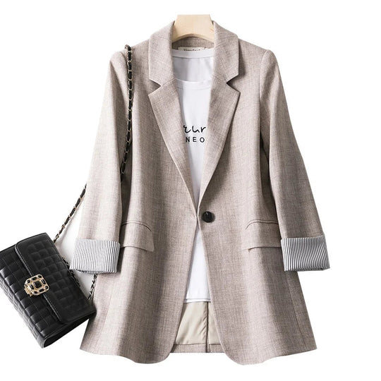 Kvinders Casual Blazer Langærmet 1