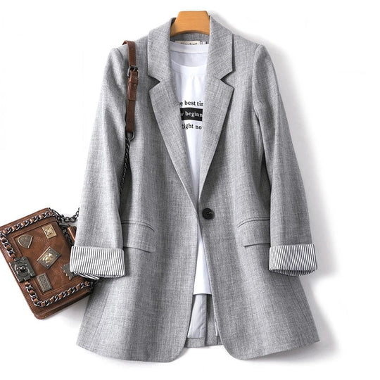Kvinders Casual Blazer Langærmet 4