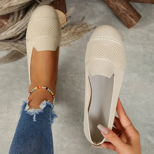Kvinders Casual Loafers Slip-Ons Furry For Åndbare Materialer 2
